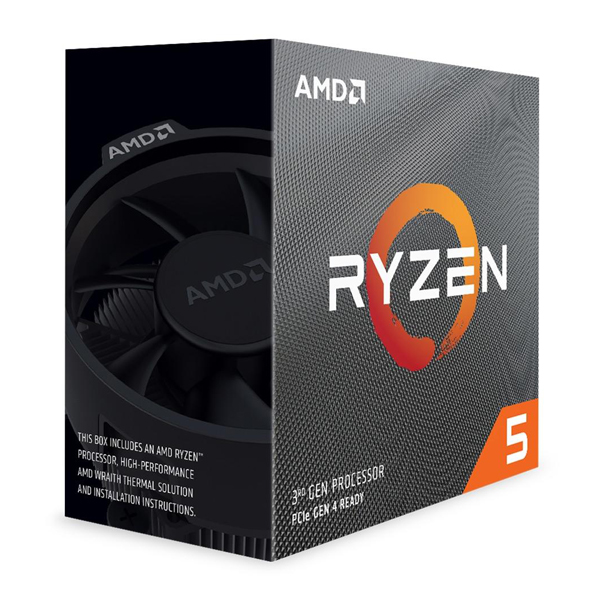 Zoom Processador AMD AM4 Ryzen 5 3600 Six-Core 3.6 Box