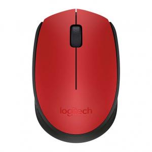 Imagem do Produto Mouse Sem Fio Logitech M170 Vermelho E Preto P/N 910-004941